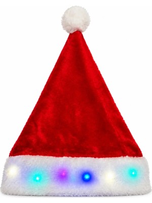BRANDSMITHS LED Işıklı Yılbaşı Noel Şapkası