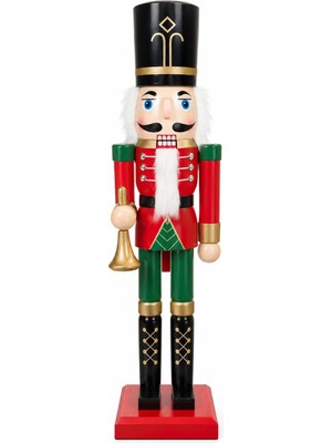BRANDSMITHS Royal Trumpeter Ahşap Fındıkkıran Kurşun Asker - 50 cm