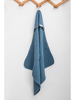 Mey İthalat 4 Kat Müslin Kundak 75X75 cm - Navy