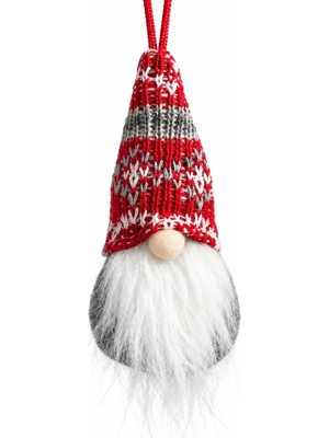 BRANDSMITHS Nordic Knit Christmas Gnome Peluş Yılbaşı Ağaç Süsü