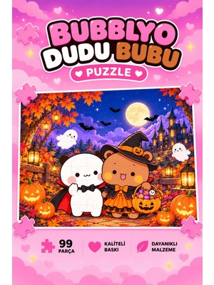 Bubblyo Dudu Bubu 99 Parça A4 Puzzle 🧩💗