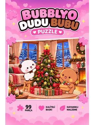 Bubblyo Dudu Bubu 99 Parça A4 Puzzle 🧩💗