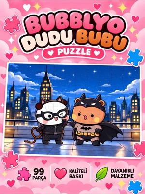 Bubblyo Dudu Bubu 99 Parça A4 Puzzle