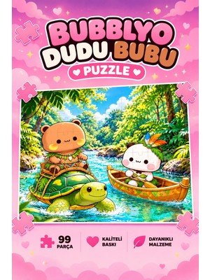 Bubblyo Dudu Bubu 99 Parça A4 Puzzle 🧩💗