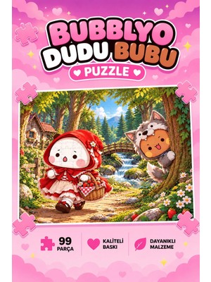 Bubblyo Dudu Bubu 99 Parça A4 Puzzle 🧩💗