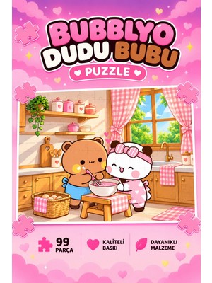 Bubblyo Dudu Bubu 99 Parça A4 Puzzle 🧩💗