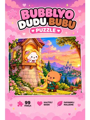 Bubblyo Dudu Bubu 99 Parça A4 Puzzle 🧩💗