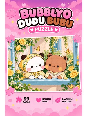 Bubblyo Dudu Bubu 99 Parça A4 Puzzle 🧩💗