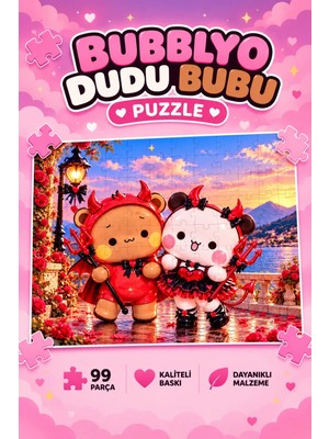 Bubblyo Dudu Bubu 99 Parça A4 Puzzle 🧩💗