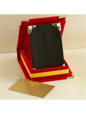 Hace Bazaar Kırmızı Boş Plaket