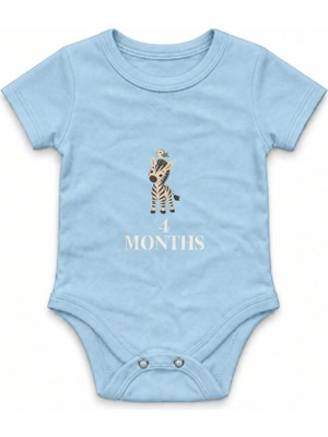 The Lucid Lab Animal Months · 4 Çıtçıtlı Body - Mavi