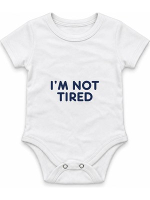 The Lucid Lab I’m Not Tired Çıtçıtlı Body - Beyaz
