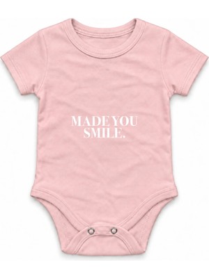 The Lucid Lab Made You Smile Çıtçıtlı Body - Pembe