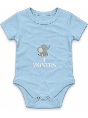 The Lucid Lab Animal Months · 3 Çıtçıtlı Body - Mavi