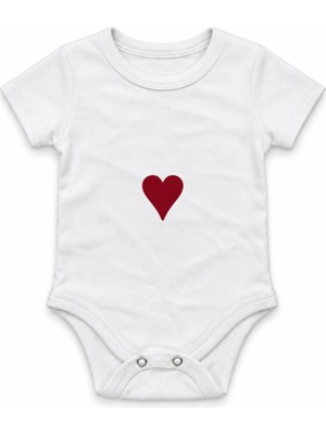 The Lucid Lab Little Heart Çıtçıtlı Body - Beyaz