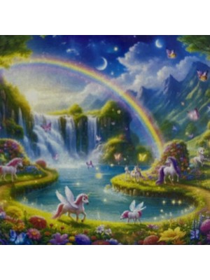 Rafta 5d Yapışan Boncuk Mozaik Tablo 40 * 50 cm S11