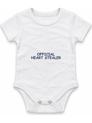 The Lucid Lab Official Heart Stealer Çıtçıtlı Body - Beyaz