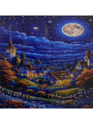 Rafta 5d Yapışan Boncuk Mozaik Tablo 30 * 40 cm L4