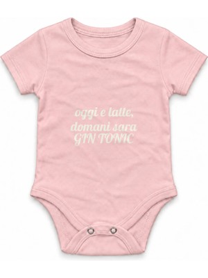 The Lucid Lab Latte / Gin Tonic Çıtçıtlı Body - Pembe