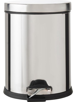 Rafta 5 Lt Pedallı Çöp Kovası Inox