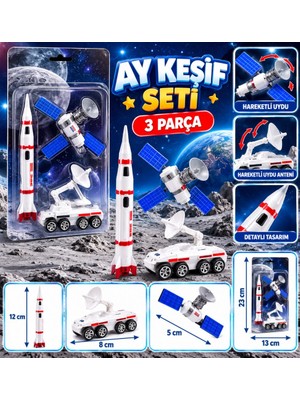 Bezos Ay Araçlı Ay Keşif Seti BZELDR05