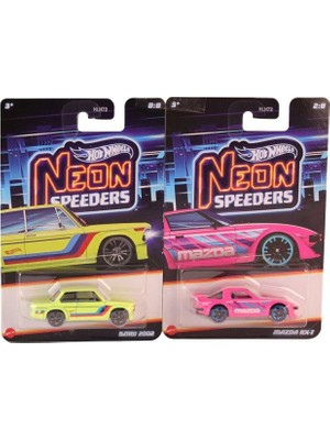 Bezos HLH72 Neon Yarışlar Temalı Arabalar BZELDR05