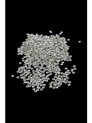 Rafta Tr Serhat Aksesuar ve El Işçilik 6 mm Papatya Desenli Gümüş Pirinç Metal (20 gr 205 Adet)