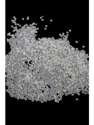 Rafta Tr Serhat Aksesuar ve El Işçilik 08 Kum Beyaz Şeffaf Boncuk 3 mm (90 Gr)