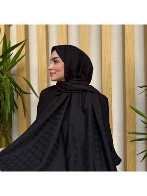 Revam Collection Kazayağı Deseni ipeksi Jakar Şal kadın