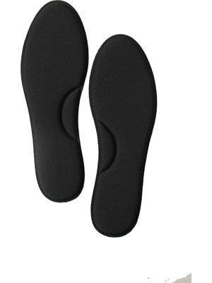 Rafta Tr Memory Foam Yumuşak Ayakkabı Tabanlığı, Akıllı Hafızalı Spor Tabanlık, Ayakkabı Iç Tabanı (45, Siyah)