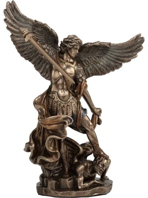 Rakun Home Başmelek Mikail (St. Michael) Biblosu Küçük Boy – 16 cm