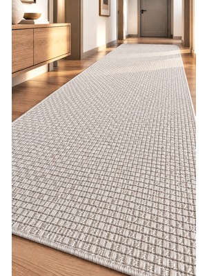 Melaris Halı Cehu Yolluk Naturel Jüt Halı Örme Kilim Sisal Hasır Halı Mutfak Balkon Halısı