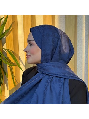 Revam Collection Kazayağı Deseni Ipeksi Jakar Şal