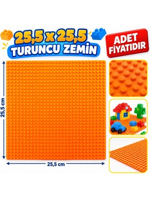 Bezos 25,5 x 25,5 Turuncu Zemin (Adet Fiyatıdır) BZELDR05