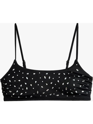 Esplendor Taşlı Bralet Bikini Üstü