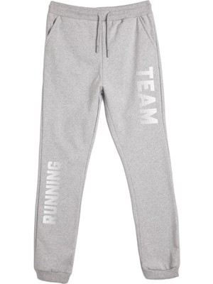 Mythriva Jogger Eşofman Altı Cepli Beli Bağlamalı Baskı Detaylı