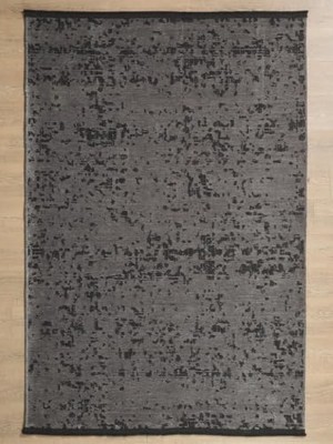 Trendexa Antrasit Şönil Kilim Kaymaz Taban Yıkanabilir Salon Halısı Mutfak Yolluk Koridor Halısı