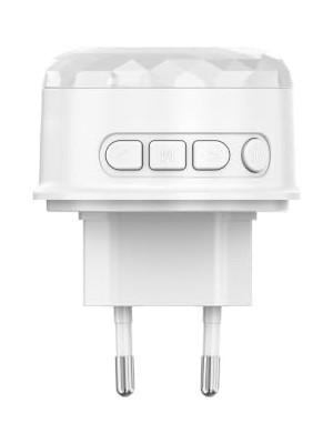 Mey İthalat Zigbee 105 Db Sesli ve Işıklı Priz Tipi Akıllı Siren - ZAS-01P ( Tuya, Smart Life, ZIGBEE2MQTT Uyumlu )
