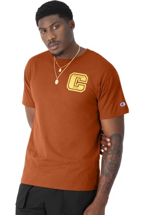 Orange best sale champion shirt