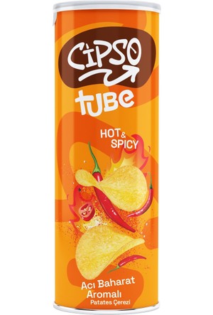 CİPSO TUBE ACI BAHARAT AROMALI PATATES ÇEREZİ 160GR