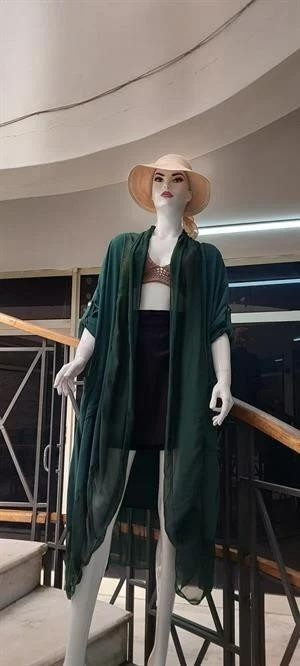 Eren Style Itayan Ipek Detaylı Oversize Kaftan görsel 4