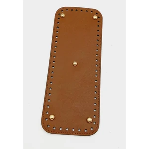 Angel Çanta Aksesuar Suni Deri Taba Renk 30X12 cm Dikdörtgen Çanta Tabanı (Light Gold Aparatlı)