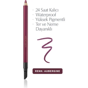 Estee Lauder Göz Kalemi - Double Wear 24 Saat Kalıcı Suya Dayanıklı Waterproof Jel Göz Kalemi -09 AUBERGINE 1.2g
