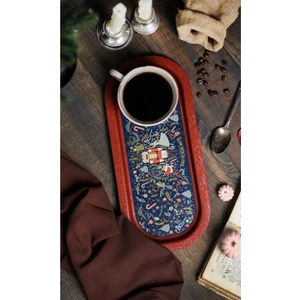 EE168-V1 Tales Nutcracker Desenli Oval Tepsi 16X35 cm