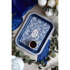 Azulejos Sweet Home Desenli Dikdörtgen Tepsi 23X31 cm