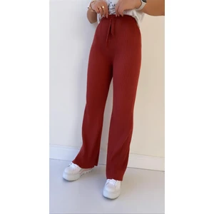 Seda Fidan Butik Kaşkorse Yazlık Star Pantolon Kiremit