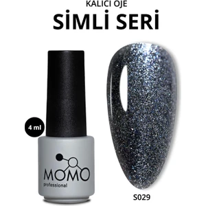 Kalıcı Oje S029, Parıltılı Küllü Gri, 4 ml