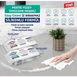 Yüzey Temizleme Mendili 120’li Beyaz Sabun Kokulu