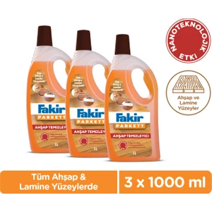 Parkett Nano Teknolojili Ahşap Temizleyici 1000ml x 3 Adet