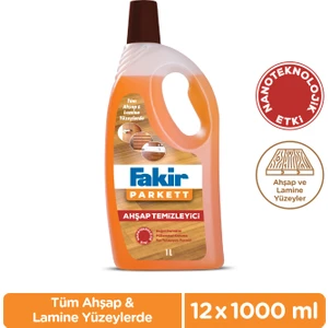 Parkett Nano Teknolojili Ahşap Temizleyici 1000ml x 12 Adet